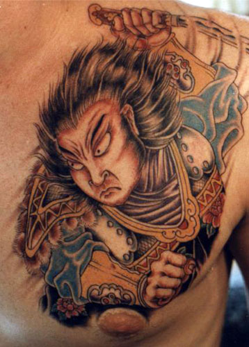 Samurai+girl+tattoo+designs